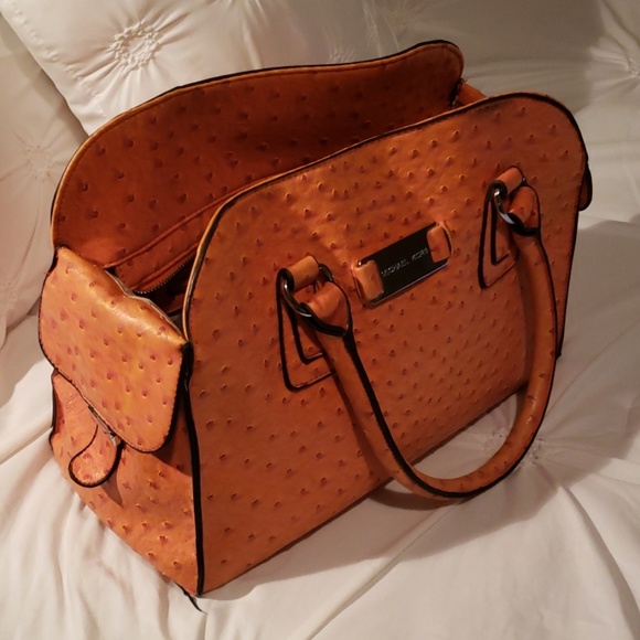 Michael Kors Ostrich Pattern Bag - Picture 2 of 8